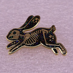 Halloween Rabbit Bone Pin Animal Brooch Christmas Gift