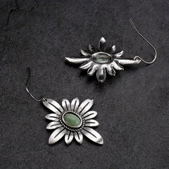 Flower Shape Vintage Dangle Earrings Charm Jewelry for Women