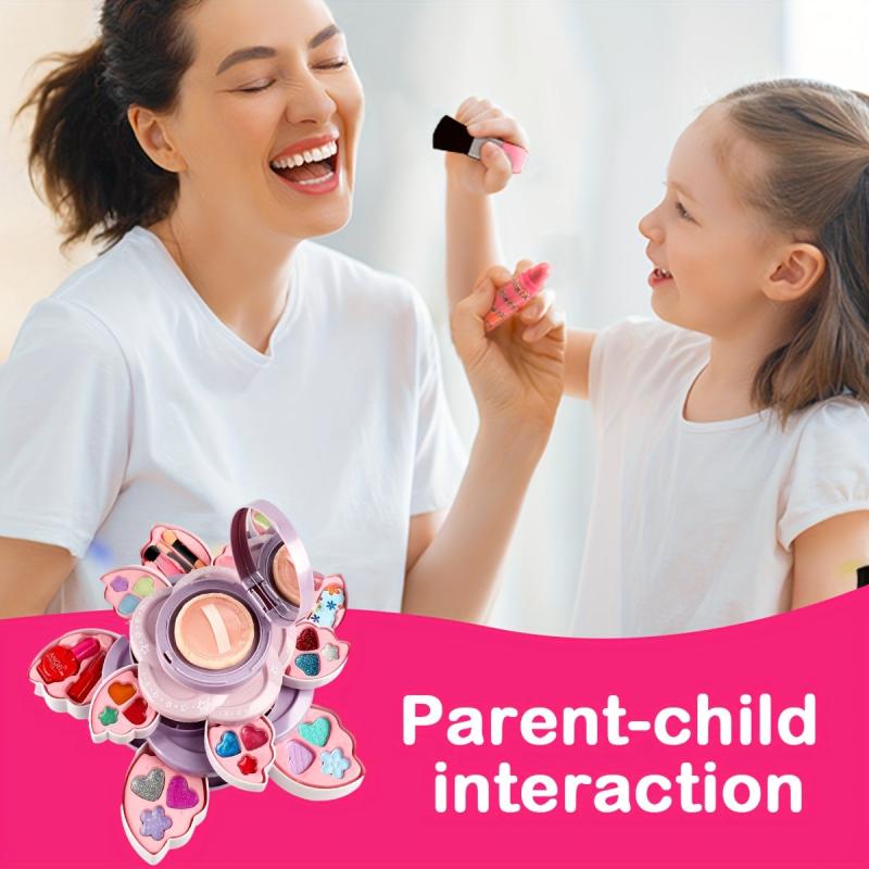 Kids Makeup Kit Washable Safe Non-Toxic 3-12 Yr Christmas Birthday Gift