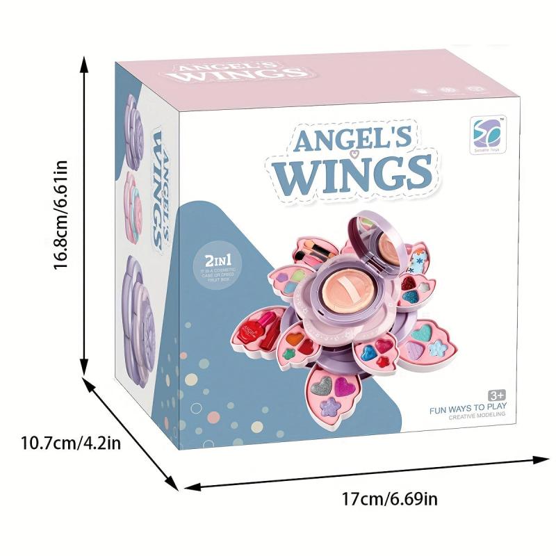 Kids Makeup Kit Washable Safe Non-Toxic 3-12 Yr Christmas Birthday Gift