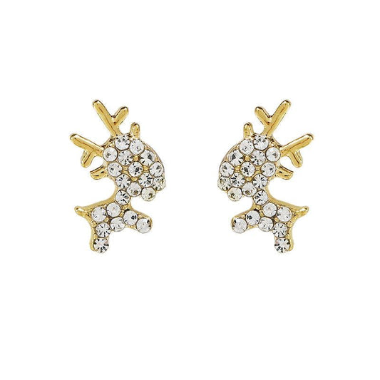Christmas Deer Stud Earrings Set