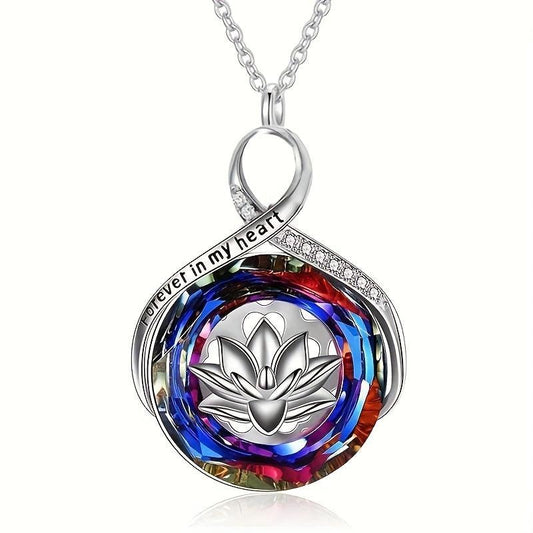 Flower Crystal Necklace Women's Jewelry Gift