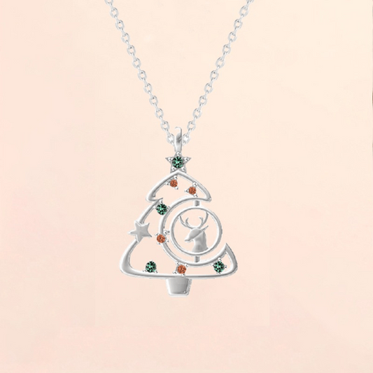 Christmas Tree Necklace Collarbone Chain - Perfect Gift For Girlfriend
