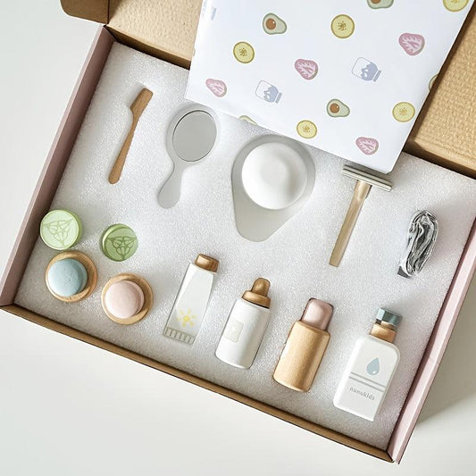Wooden Girls Make up Mask Simulation Lipstick Skin Care Products