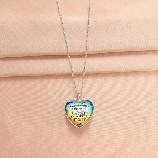 Crystal Pendant Alphabet Necklace English Birthday Gift