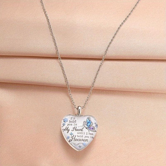 Crystal Love Pendant Necklace for Kids Daughters Adults