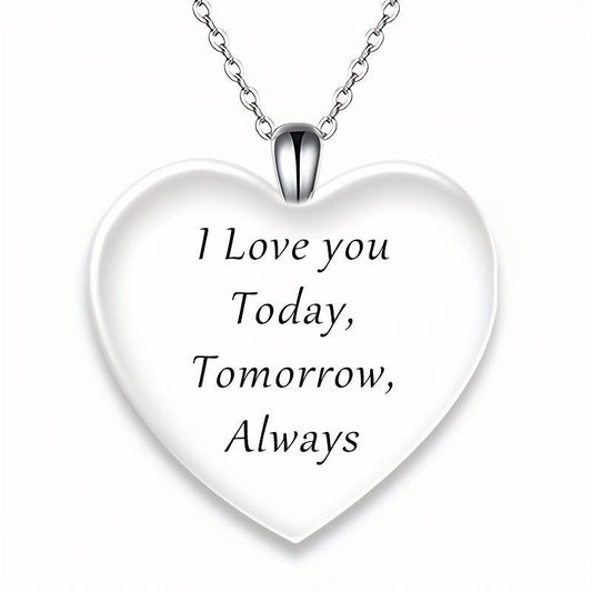 Crystal Pendant Necklace Bird English Birthday Gift For Boyfriend And Girlfriend