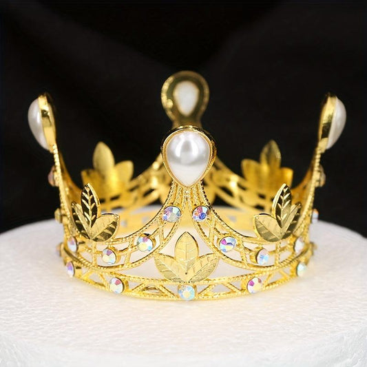 Beaded Crown Bridal Jewelry Wedding Hair Accessories