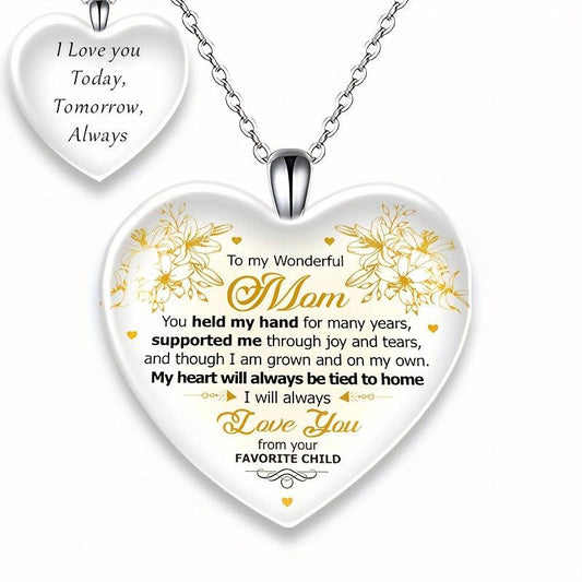 Crystal Pendant Alphabet Necklace English Birthday Gift