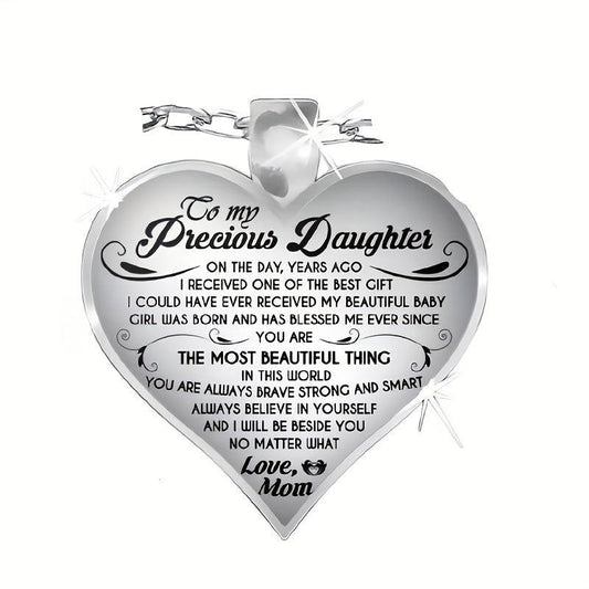 Heart Alloy Pendant Necklace for Boyfriend and Girlfriend