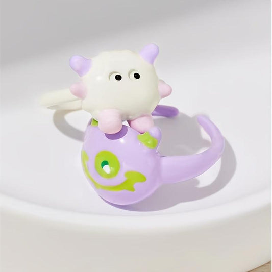 3pcs Monster Ring Adjustable Opening for Kids