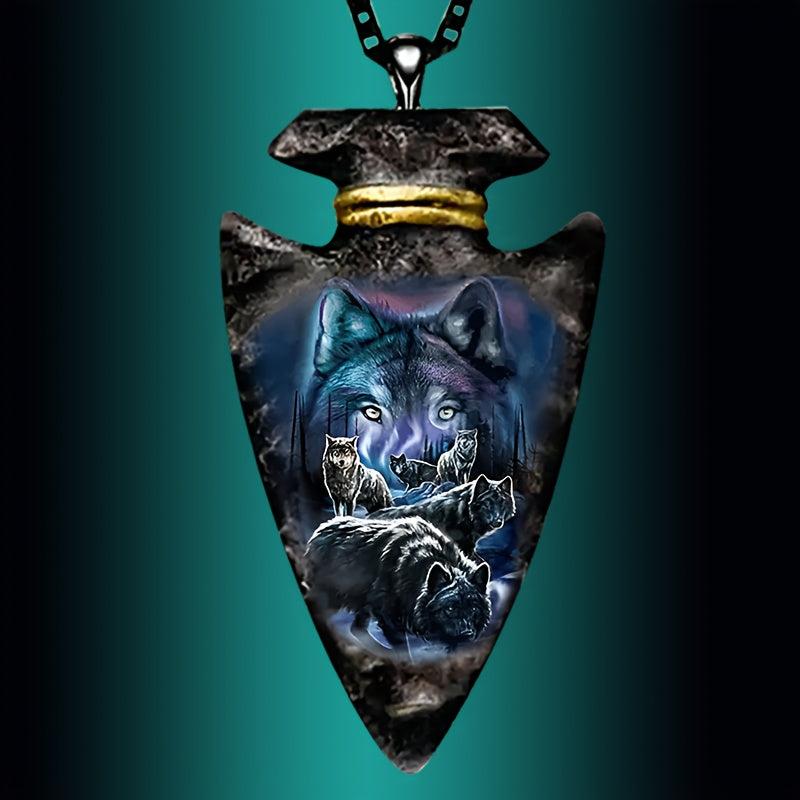 1pc Wolf Necklace Toy For Men Boys Holiday