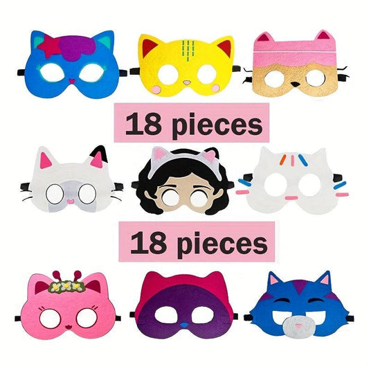 Cat Felt Masks Birthday Party Supplies For Kids