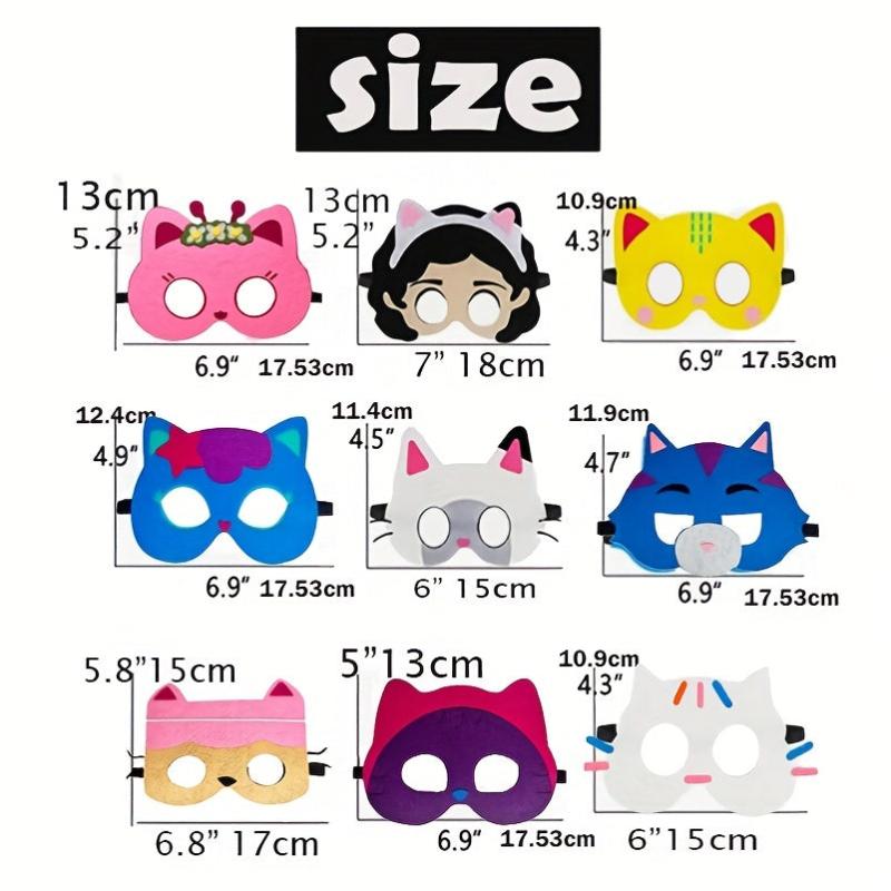 Cat Felt Masks Birthday Party Supplies For Kids