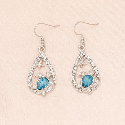 Sea Turtle Earrings for Kids - Small Size