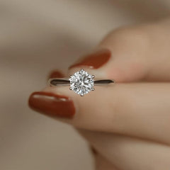 1 2 3 5 10ct Moissanite Ring 925 Sterling Silver Women's Wedding Band