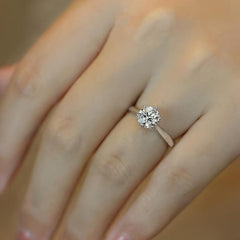 1 2 3 5 10ct Moissanite Ring 925 Sterling Silver Women's Wedding Band