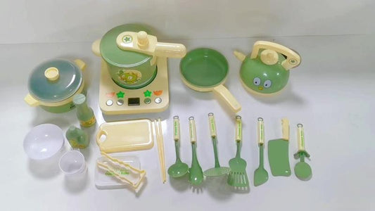 Kids Dino Kitchen Toy Set with Stove