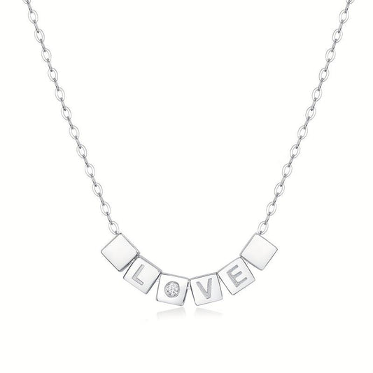 Moissanite Necklace 925 Sterling Silver Pendant Chain Jewelry Decoration Gift