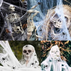 Large Furry Spider Halloween Decoration