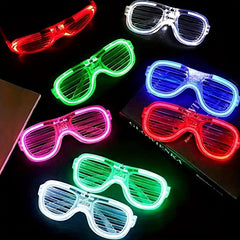 LED Light Up Glow Glasses Luminous Birthday Party Bar Props