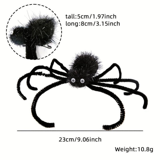 Spider Hairpin for Halloween Party Dress Up