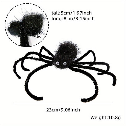 Spider Hairpin for Halloween Party Dress Up