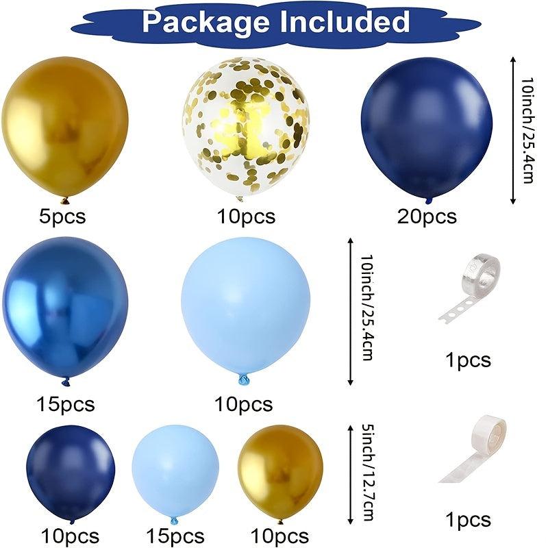Navy Balloon Garland Arch Set for Party Decoration