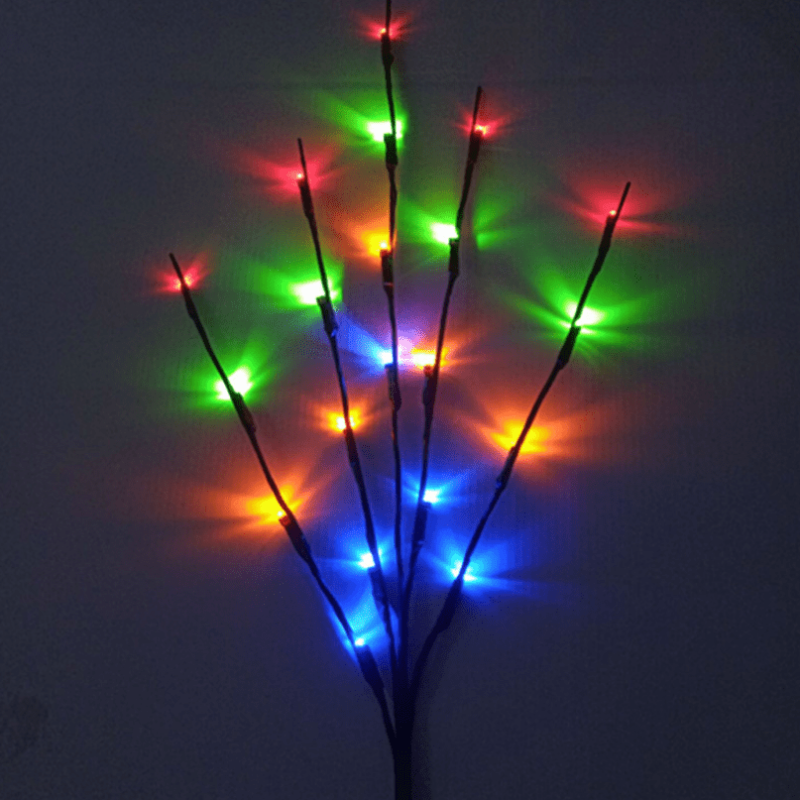 Twig Pathway Lights With 20 LED Bulbs