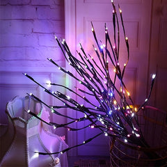 Twig Pathway Lights With 20 LED Bulbs