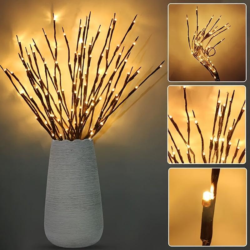 Twig Pathway Lights With 20 LED Bulbs
