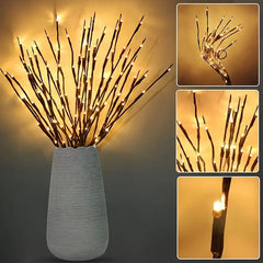 Twig Pathway Lights With 20 LED Bulbs