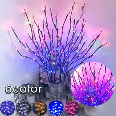 Twig Pathway Lights With 20 LED Bulbs
