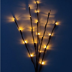Twig Pathway Lights With 20 LED Bulbs