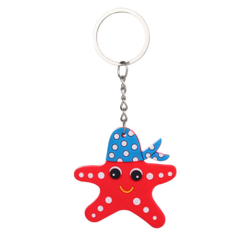 Set of 12 Marine Animal Keychains
