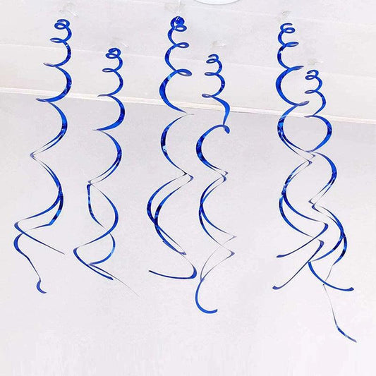 6pcs Colorful Party Hanging Swirls for Ceiling Sparkle