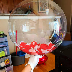 10pcs 45 Transparent Balloons Romantic Birthday Party Scene Decoration
