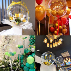 10pcs 45 Transparent Balloons Romantic Birthday Party Scene Decoration