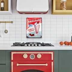 Vintage Milkshake Retro Tin Sign