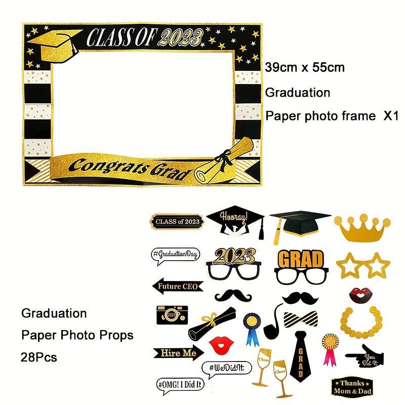 Graduation Party Funny Photo Booth Props Set
