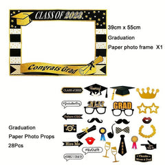 Graduation Party Funny Photo Booth Props Set
