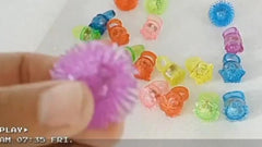 6pcs LED Luminous Ring Neon Light Ring Toy For Party Decoration