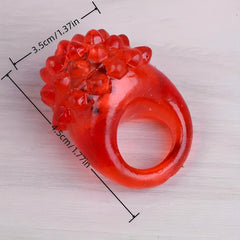 6pcs LED Luminous Ring Neon Light Ring Toy For Party Decoration