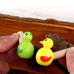 Kids Wooden Toy Mini Whistle Bird Musical Toy