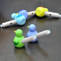 Kids Wooden Toy Mini Whistle Bird Musical Toy