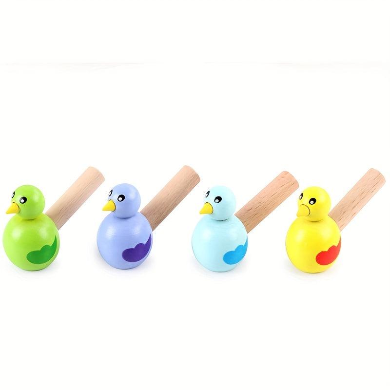 Kids Wooden Toy Mini Whistle Bird Musical Toy