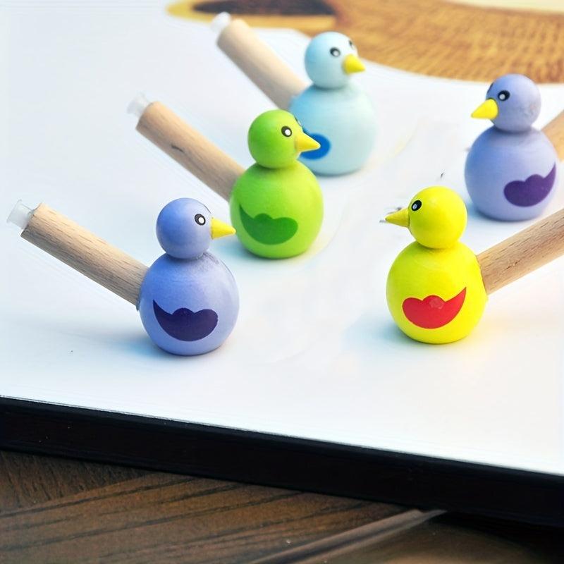 Kids Wooden Toy Mini Whistle Bird Musical Toy