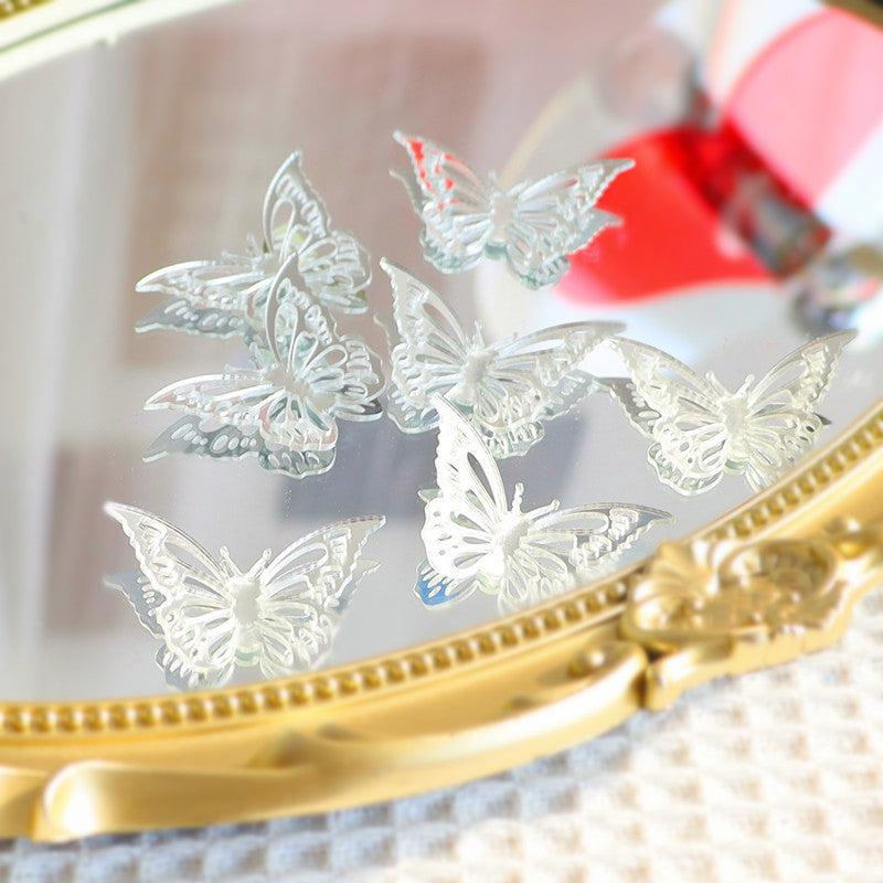 3D Acrylic Butterfly Cake Decor Birthday Cake Acrylic Solid Butterfly