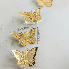 3D Acrylic Butterfly Cake Decor Birthday Cake Acrylic Solid Butterfly