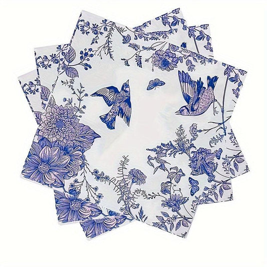 20pcs Private Party Napkins Decorative Holiday Scene Supplies